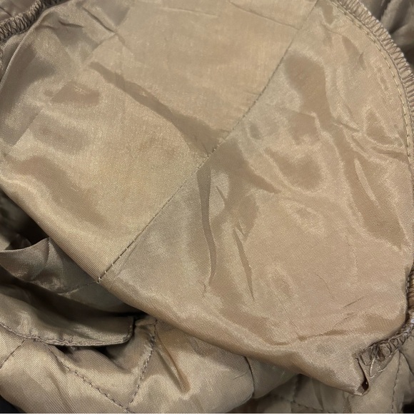 Vintage Silk Bomber Jacket Removable Shoulder Pads Women's Size Medium - Picture 14 of 15